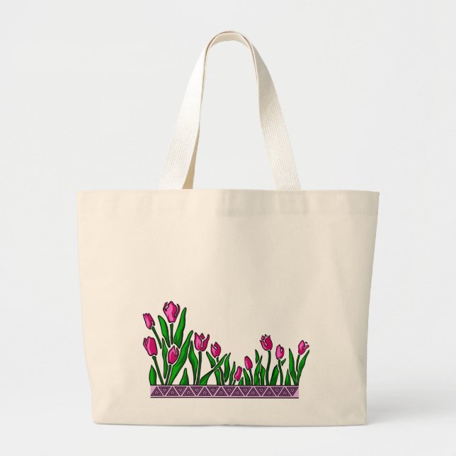 Tulip Bag Jumbo Tygkasse (Framsidan)