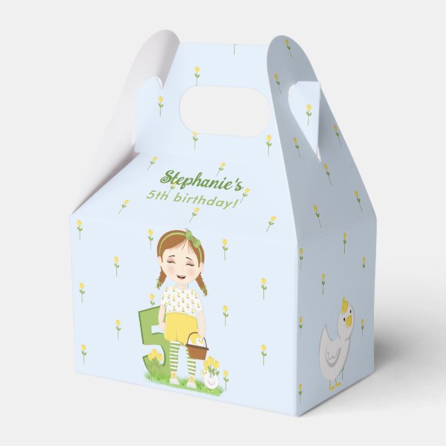 Tulip Birthday Presentaskar (Baksidan Sidan)