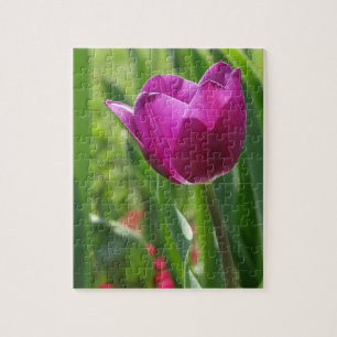 Tulip-Blommar Pussel