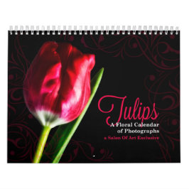 Tulip Blommigt Gardens 12 månader Kalender