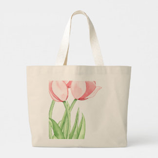 Tulip Bloom Tote Bag Jumbo Tygkasse