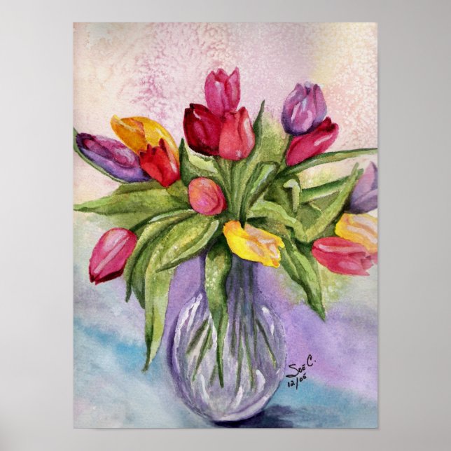 Tulip Bouquet Poster (Framsidan)
