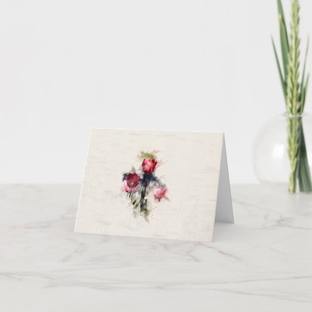 Tulip Cluster Tack Kort (Framsida)