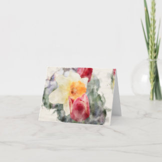 Tulip Daffodil Tack Kort
