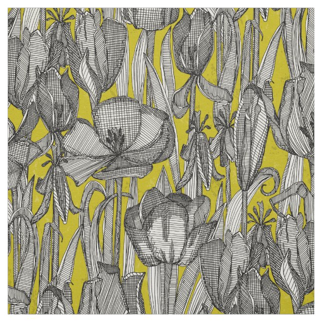 tulip decay chartreuse tyg (Provkarta)