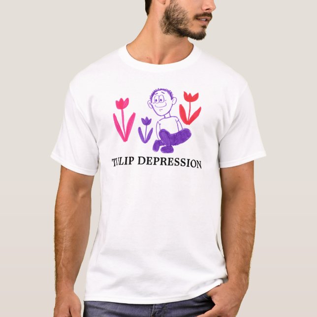 TULIP DEPRESSION T-Shirt (Framsida)