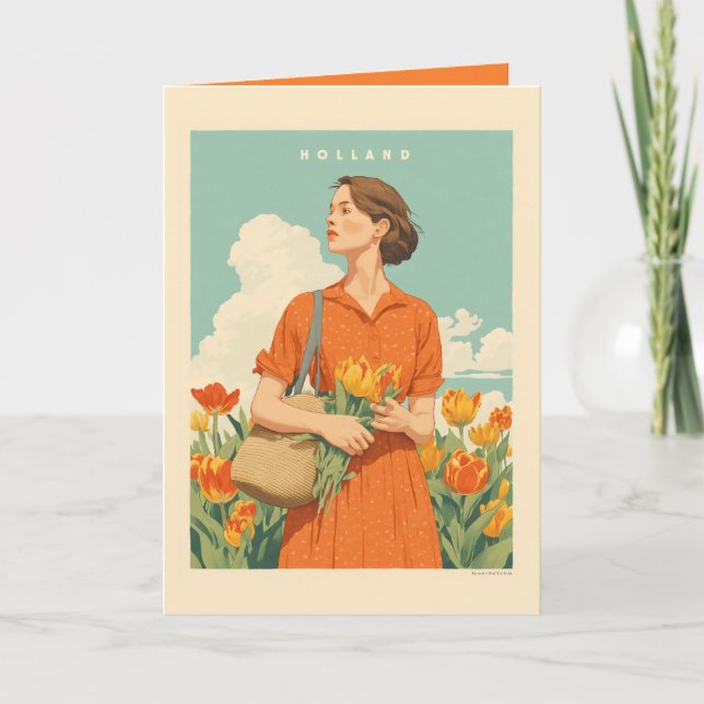 Tulip Dreams i Holland Inbjudan (Framsida)