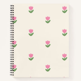 Tulip Dreams Notebook Cover 🌷 ✨ - Blommönster