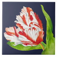 Tulip Estella Rijnveld på en keramik Tile