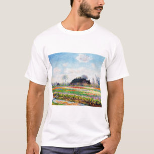 Tulip Fält i Nederländerna, Monet T Shirt