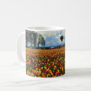 Tulip Farm i Oregon Kaffemugg