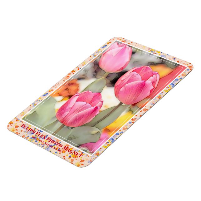 Tulip [Flex Photo Magnet] Magnet (Vänstra Sidan)