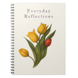 Tulip Floral Notebook | Everyday Reflections Anteckningsbok