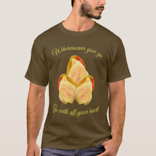 Tulip Flower med ditt hjärta inspirerande T Shirt