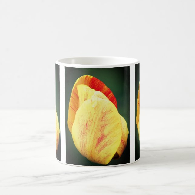 Tulip Flower Petals Kaffemugg (Center)