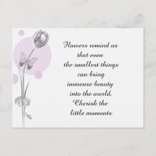 Tulip Flower Tack Vykort