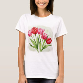 Tulip flowers t shirt