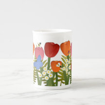 Tulip Garden 10oz Benporسلin Mugg