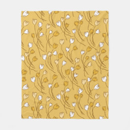 Tulip Garden Fleece Blanket
