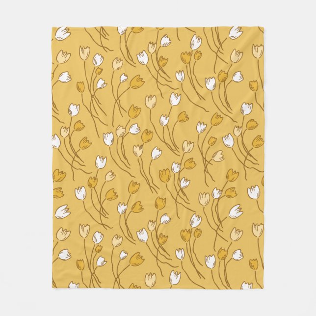 Tulip Garden Fleece Blanket (Framsidan)