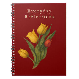 Tulip Garden Reflections — Luxe Journal Anteckningsbok