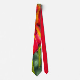 Tulip Garden Textured Neck Tie Slips