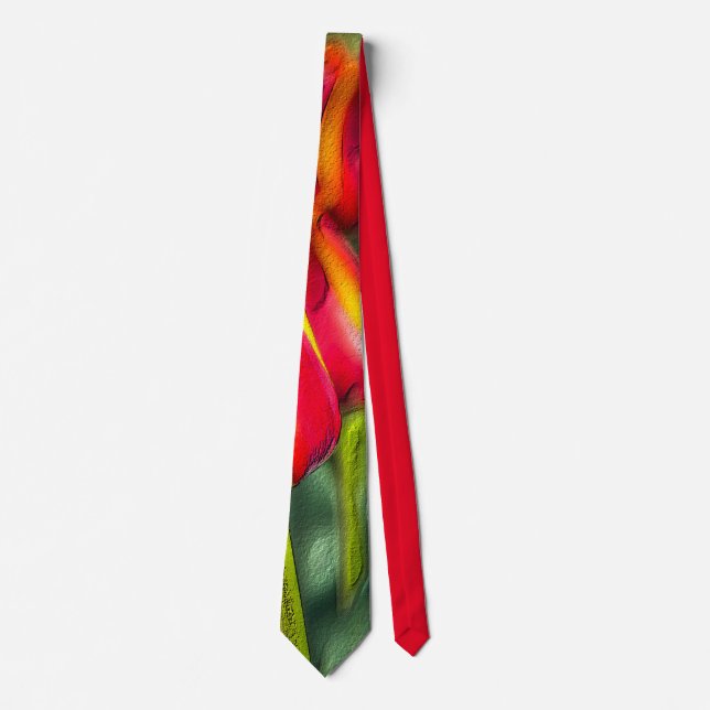 Tulip Garden Textured Neck Tie Slips (Framsida)