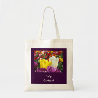 Tulip Gardener Tote Bab Tulips Flowers Tygkasse