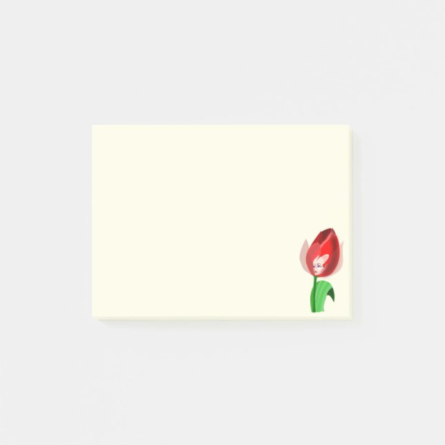 Tulip Girl Post-it® Notes Post-it Block (Framsida)