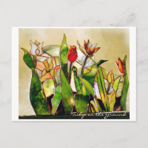 Tulip Ground Happity POSTCARD Vykort