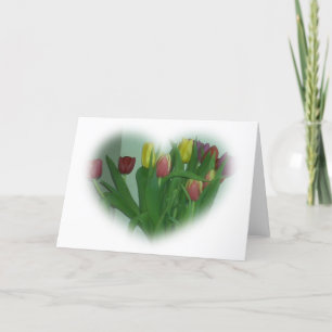 Tulip Heart Kort