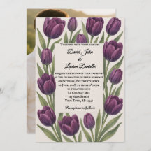Tulip Heirloom Fotobröllop - inbjudan