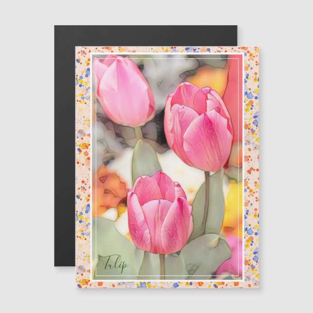 Tulip [Magnet Card] (Fram/baksida)