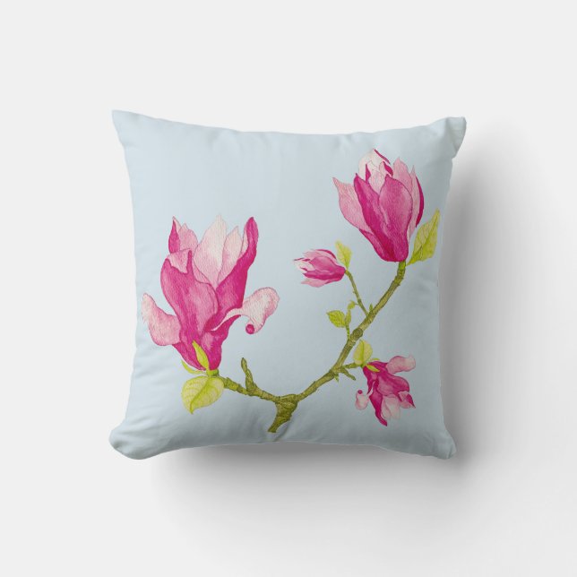 Tulip Magnolias på Dekorativ kudde (Framsida)