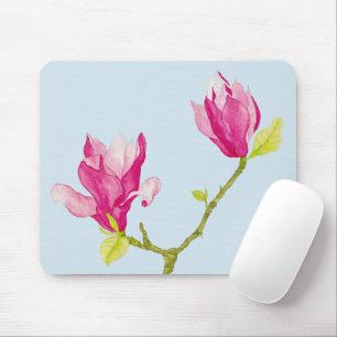 Tulip Magnolias på en musknapp Musmatta