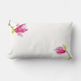 Tulip Magnolias på Lumbar Pillow Lumbarkudde