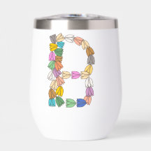 Tulip med flera färg-tecken (B)