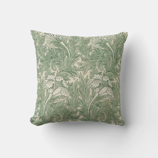 Tulip Mönster (1875) från William Morris Kudde (Framsida)