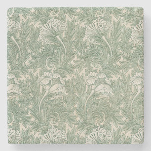 Tulip Mönster (av William Morris) Stenunderlägg