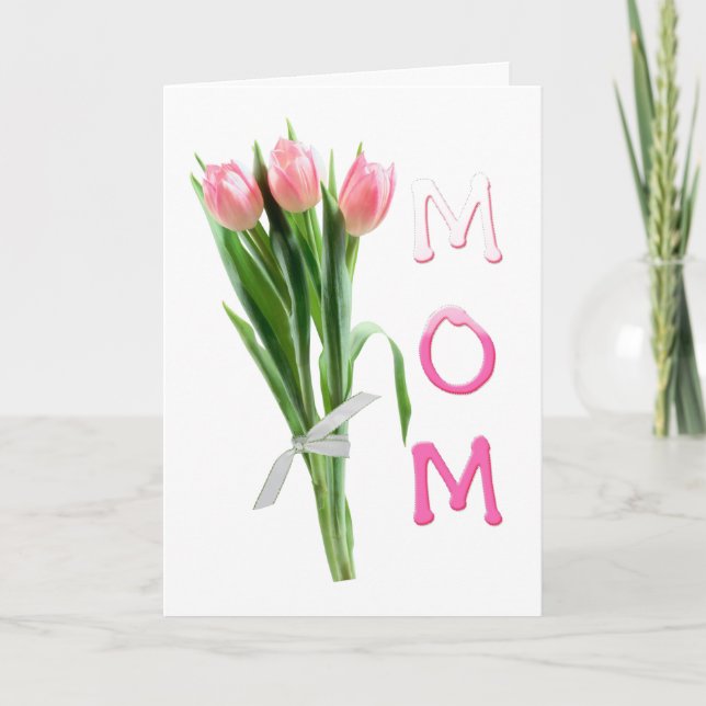 TULIP MORS DAG CARD KORT (Framsida)
