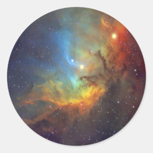 Tulip Nebula SH2-101 NASA Runt Klistermärke
