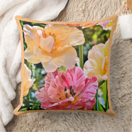 TULIP- OCH DAFFODIL-BLOMMIGT KUDDE