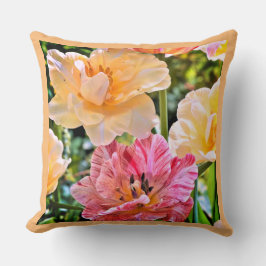 TULIP- OCH DAFFODIL-BLOMMIGT KUDDE