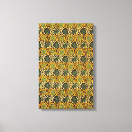 Tulip och Lily Mönster (av William Morris) Canvastryck