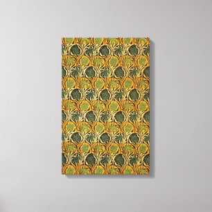 Tulip och Lily Mönster (av William Morris) Canvastryck