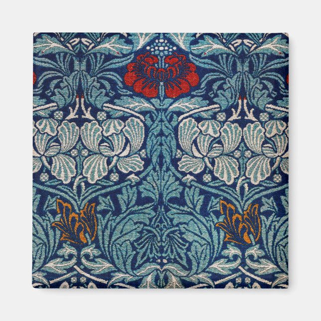 Tulip och Ro, William Morris Magnet (Framsidan)