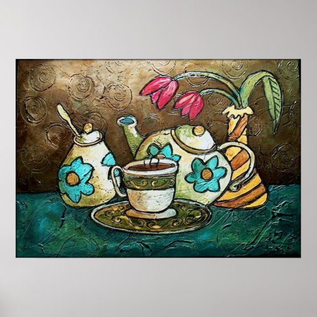Tulip och Tea II Poster (Framsidan)
