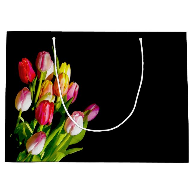 Tulip Painting - Originalfärgsbild (Framsidan)