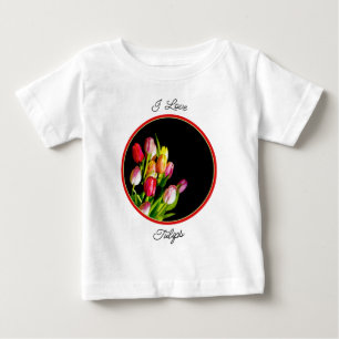 Tulip Painting - Originalfärgsbild Baby T-Shirt