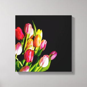 Tulip Painting - Originalfärgsbild Canvastryck
